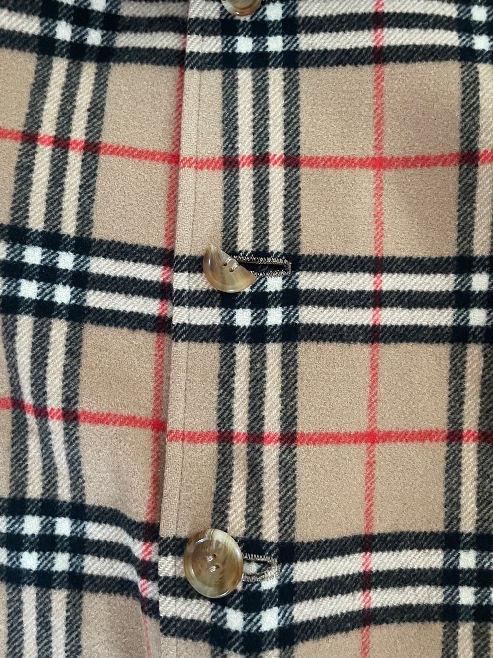 Burberry’s Vintage 100% wool reversible trench coat USED - Picture 5 of 11
